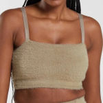 Gymshark  WHITNEY EYELASH KNIT BANDEAU sports bra Photo 0