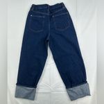 Kate Spade  Women's High-Rise Straight Leg Wide Cuff Jeans - Size: 2 Denim Blue Photo 3