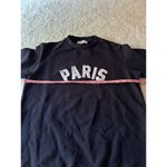 Sandro ‎ Dark Blue " PARIS " Crewneck Size Medium Photo 6
