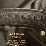 American Eagle AE Ripped Low Rise Baggy Flare Jean 16 Short Women’s Black 4267 Size 16P Photo 4