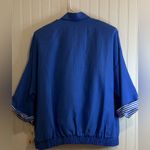 Adolfo Women's Blue Varsity Jacket. Made in USA Size L Photo 5