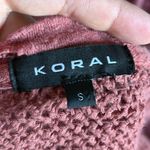 Koral Activewear Chord open back distressed tank top in sandstone size S small Photo 9