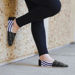 COLORADO ROCKIES MLB WOMENS STRIPE CANVAS SHOES SIZE 6 Black Photo 0