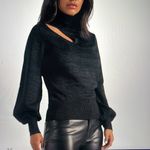Elan  Asymmetric Cutout Sweater Photo 3