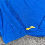 Brooks  Women’s Distance Long Sleeve Run Shirt Blue Workout Breathable Photo 3