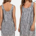 BB Dakota Sequin Shiny Silver Holiday Party Mini Dress Size S Photo 1
