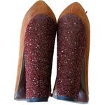 Robert Clergerie Opening Ceremony Suede Glitter Pump Brown Size 6 Photo 9