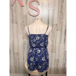 Xhilaration Blue floral romper Photo 1
