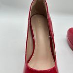 Allegra K  Heels Women 7 Red Platform Block Heel Ankle Buckle Strap Y2K 2000s NEW Photo 8