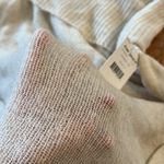 Free People NWT  alpaca wool blend Cream oatmeal Heather Cowl Neck Sweater crop S Photo 3