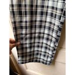 Korean Mishow punk rock goth black white high rise checkered plaid dress pants S Photo 6