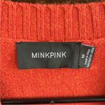 MINKPINK EUC  Open Front Cheetah Sweater Size Medium Photo 4