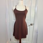 Tennis Dress for Women Backless Lace
Up Workout Dress Size Medium Brown Photo 7