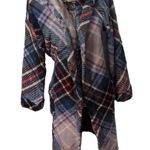 Vera Bradley  Snow Plaid Belted Fleece Robe S/M Photo 0
