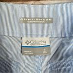 Columbia  PFG Light Blue Pinstripe Omni Shade Bermuda Shorts with Pockets 30UPF Photo 2