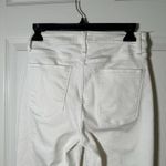 Abercrombie & Fitch Abercrombie Fitch High Rise Super Skinny Ankle 27/4R White Jeans Photo 7