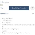 Draper James NWT  Everyday floral scarf straw tote bag Photo 11