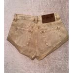 One Teaspoon Bandits Low Waist Denim Shorts Super Brown Size 25 Photo 5