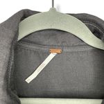 Free People  Women's Gray Button Down Shirt Jacket Oversized Coat Shacket Photo 3