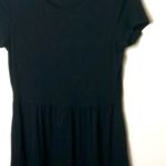 Old Navy  M Black T-Shirt Mini Skater Dress Photo 1