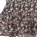 Free People  Uptown Boho Floral Tie Front Bell Sleeve Peasant Blouse Top Sz Small Photo 10