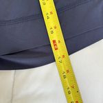 Athleta  Swim Womens 8 Shorts Drawstring Button Navy Blue Pockets Summer Beach Photo 4