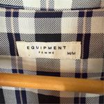 Equipment Femme Women's Plaid Silk Button Photo 1
