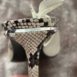 Guess Ivory Slingback Snake Skin Heels Size 7.5 Photo 14