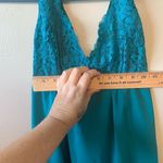 Soma NWT  Blue shimmer floral lace babydoll size S‎ Photo 7
