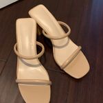 Bamboo & Nude Strappy Heels Tan Size 9.5 Photo 1
