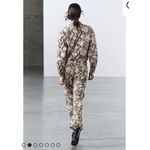 ZARA BNWT  WOMENS COLLECTION ANIMAL PRINT SHIRT Size  S Photo 5