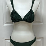 PQ‎ Olive Green Isla Tri Top Bikini Photo 0
