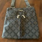 Baggallini Baggallina Horizon Dark Grey Crossbody Adjustable Strap Handbag Purse EUC Photo 0