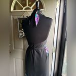 Vintage Pebble Sand Hawaii wrap halter tropical floral maxi dress, size medium Purple Photo 7