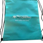 Westminster Canterbury on Chesapeake Bay Bag Coin Purse Teal White Drawstring Blue Photo 1