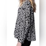 Zadig & Voltaire  Tink coeur noir heart black white viscose button down Shirt Photo 2