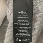 Wilfred Aritzia Size Large Gray/White Long Sleeve Sweater Photo 5