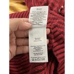 Eddie Bauer Sweater Women's Size Small Red Hooded 1/4 Zip Soft Ribbed Knit City Photo 10