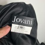 Jovani  black fitted gown with jeweled back design women’s size 10 sleeveless Photo 5