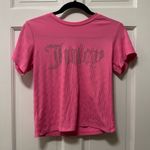 Juicy Couture  Pink Ribbed Rhinestone‎ Sleep Tee Photo 0