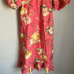 NEW EVER NEW LINEN BLEND Cartier Linen Midi Dress Pink Size 0 Photo 6