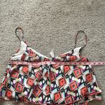 Truth NYC  Multi-Color Geometric Print Flowy Crop Top | Size Medium Photo 7