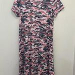LuLaRoe  Women’s Carly Pink Camo Dress Size Small Photo 0