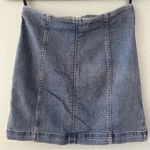 Free People Denim Mini Skirt Size 6 Photo 1