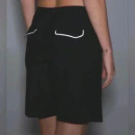 Lululemon  LLL Long Story Short black high rise athletic shorts in size 4 Photo 4