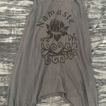 Kathmandu Imports Gray Namaste Tank Top size S/m by Kathmandu Photo 0