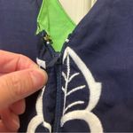 Lilly Pulitzer Sylvie Shift Dress Jungle Flowers Embroidered Green Blue NWT Sz 8 Photo 6