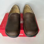 Alegria New Brown Leather Keli Clogs professional slip on 42 oiled brown Photo 1