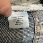 RE/DONE  Button Fly Frayed Hem Jeans Size 24 Crop Photo 3