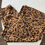 VICI  Easy Tiger Brown & Black Leopard Print High Waist Wide Leg Trouser Pants L Photo 4